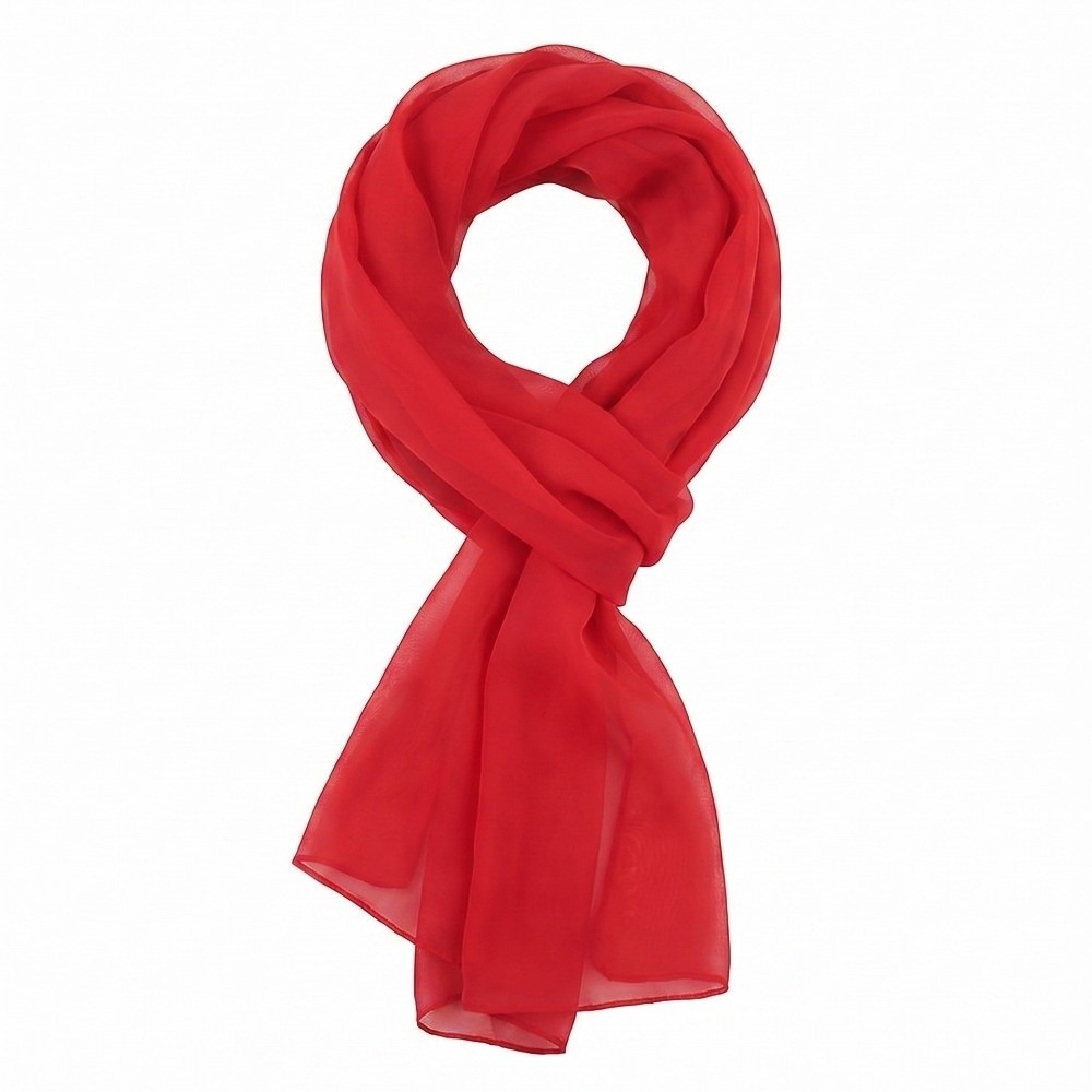 Sarong Pareo Wrap - Düz Renk İnce Şal Şifon Nefes