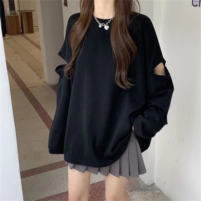 Summer Clothing Uk - Kadın Giyim Delik Oymak Gevşek Trend