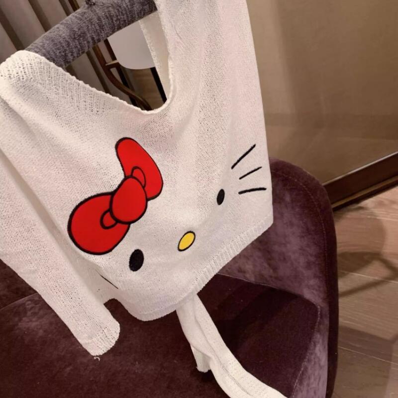 Summer Cloth - 2026 Yeni Hello Kitty Desenli Şal