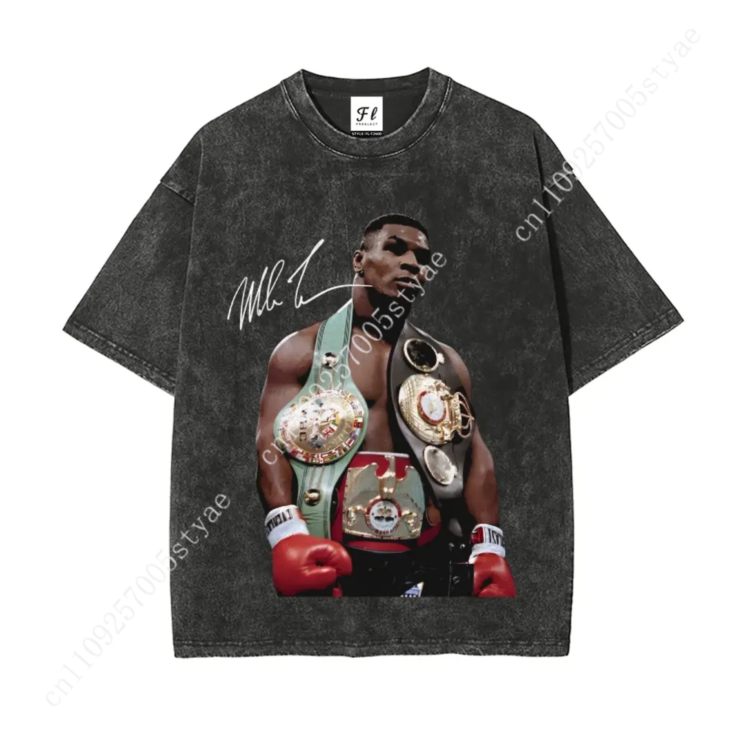 Summer Quilt - Mike Tyson Tişörtü, 90'lar Vintage Boks