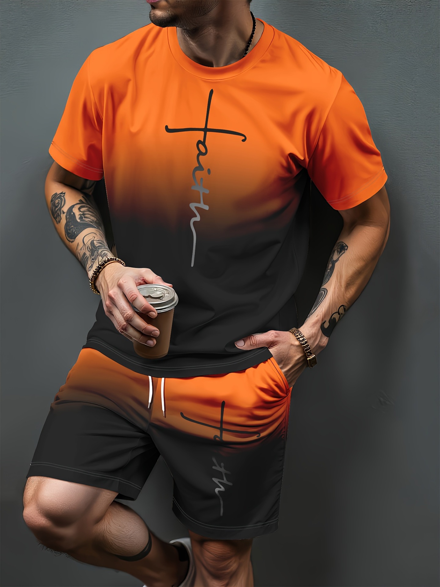 Degrade Mektup Desen 3D Baskı  - Summer Clothing Cheap incelemesi ve fiyatı
