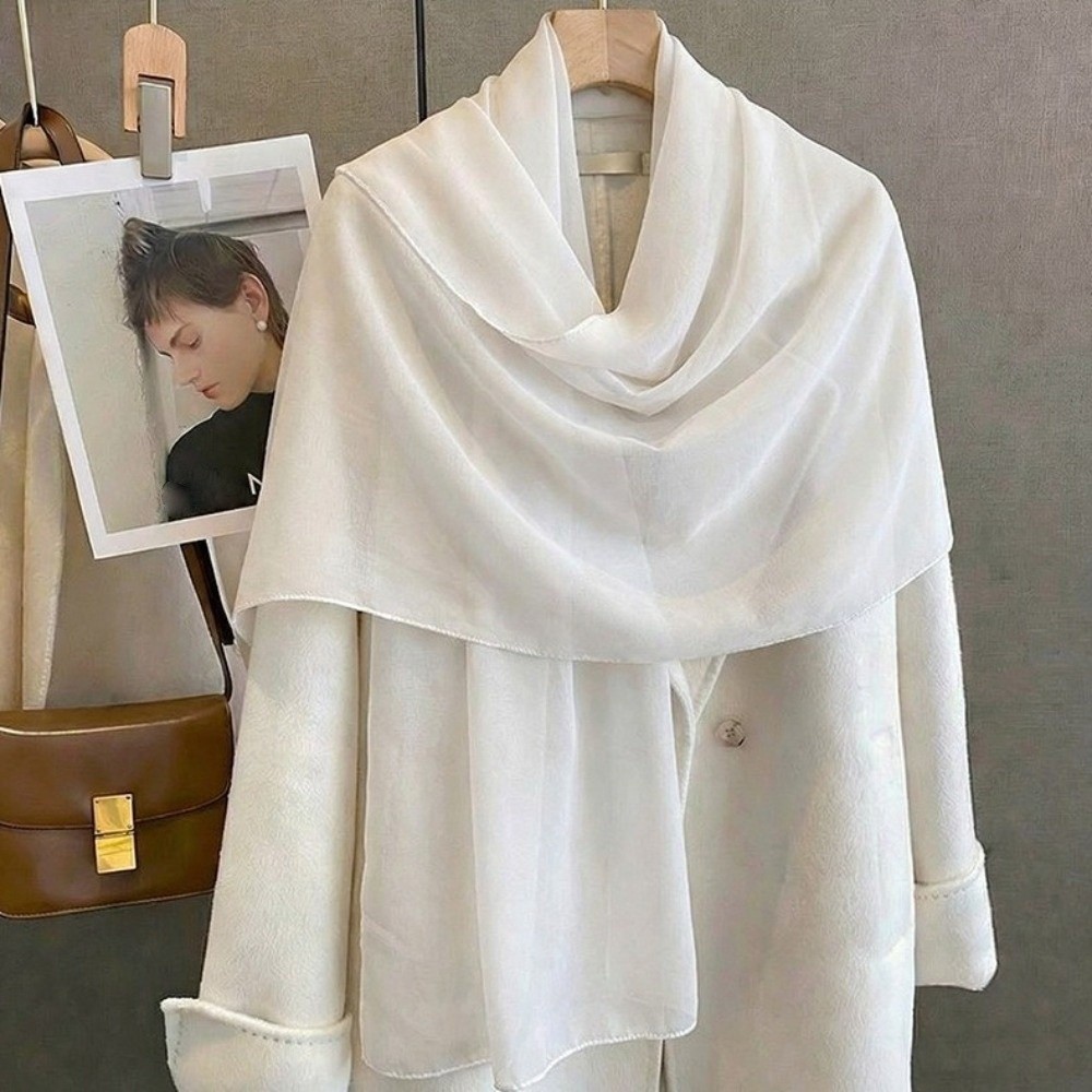 Düz Renk İnce Şal Şifon Nefes  - Sarong Pareo Wrap incelemesi ve fiyatı