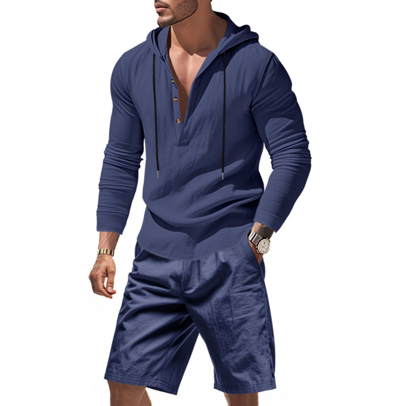 Erkek Keten 2 Parça Takım Kapü - Linen Shorts Men incelemesi ve fiyatı