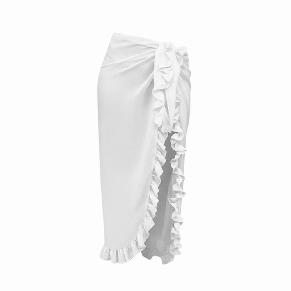Şal Fırfırlı Tasarım Pareo Düz - Sarong Pareo Wrap incelemesi ve fiyatı
