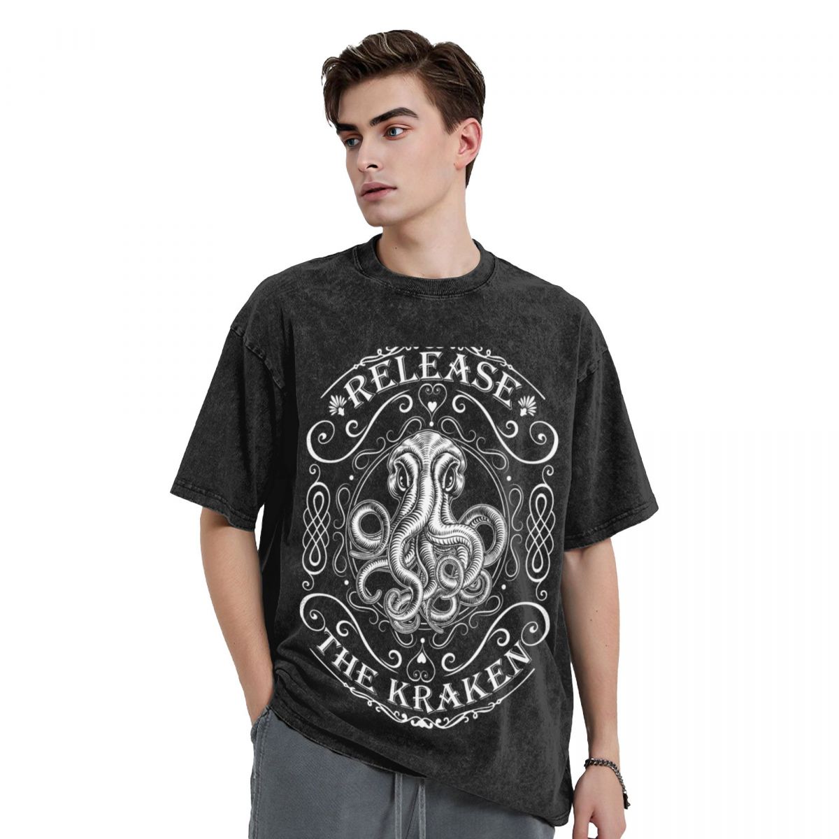 Kraken T-Shirt estetik giysile - Summer Clothing Release incelemesi ve fiyatı