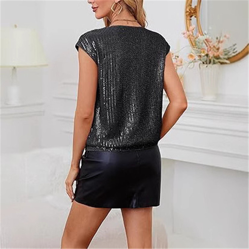 2023 Bahar Üstleri Siyah Pullu - Summer Evenings Clothing incelemesi ve fiyatı