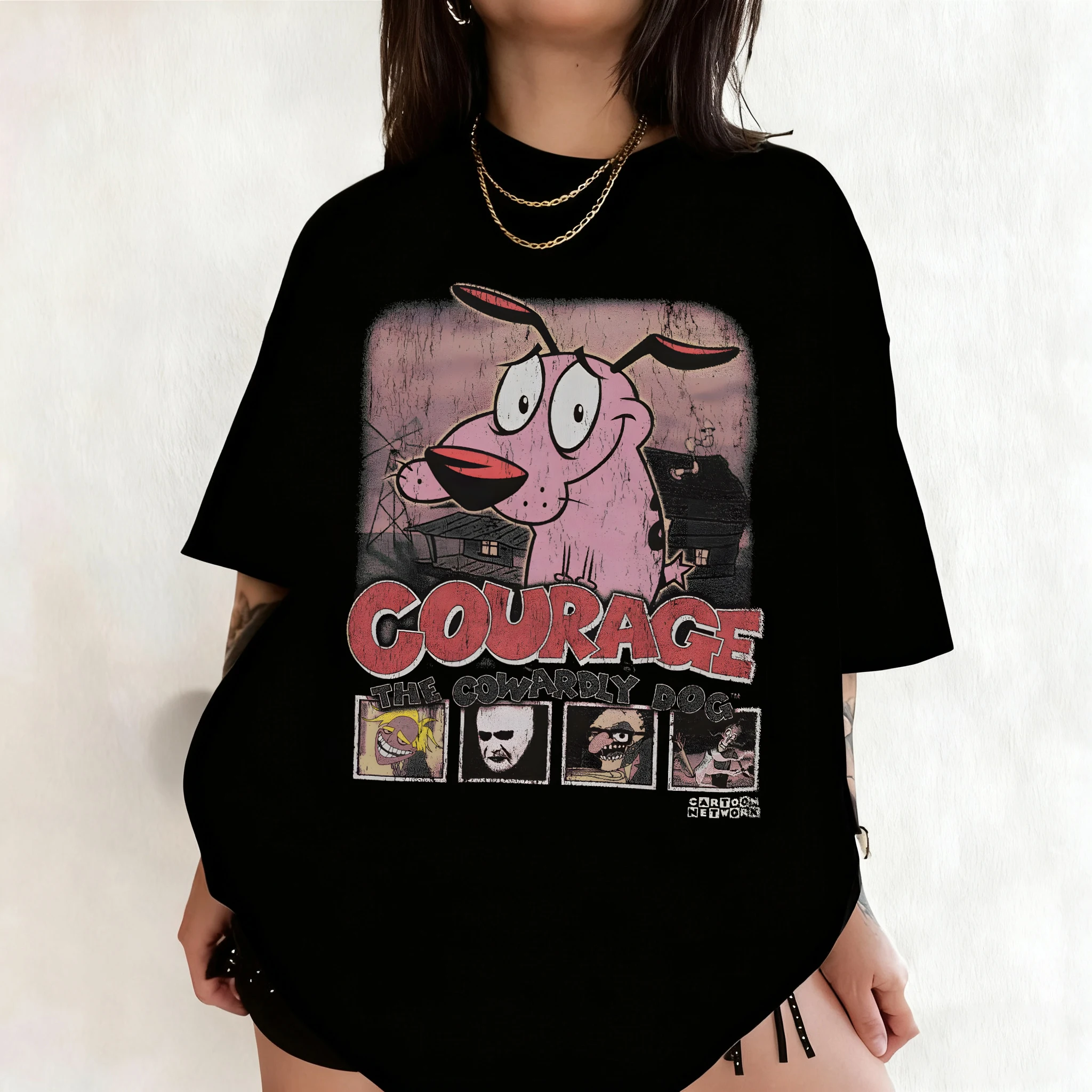 Yaz Vintage Cesaret Korkak Köp - Summer Clothing Cartoon incelemesi ve fiyatı