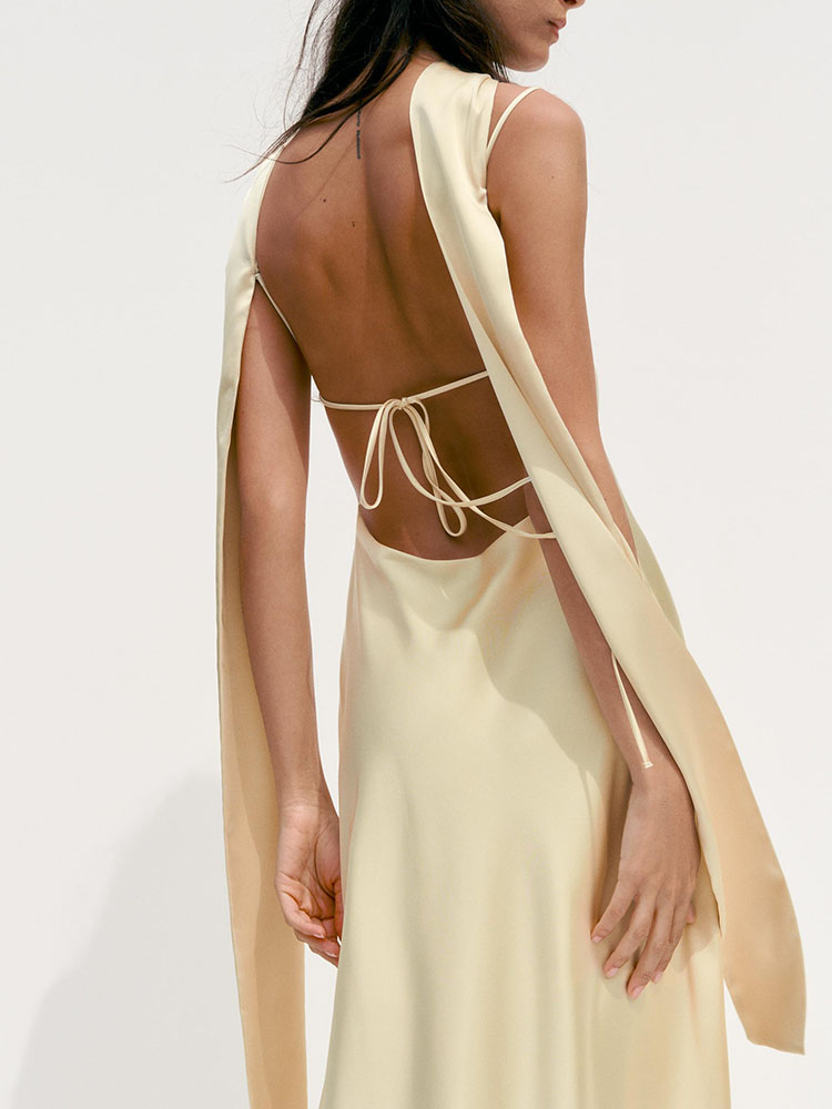 Yaz Yeni Moda Ince Ipek Saten  - Summer Evenings Clothing incelemesi ve fiyatı