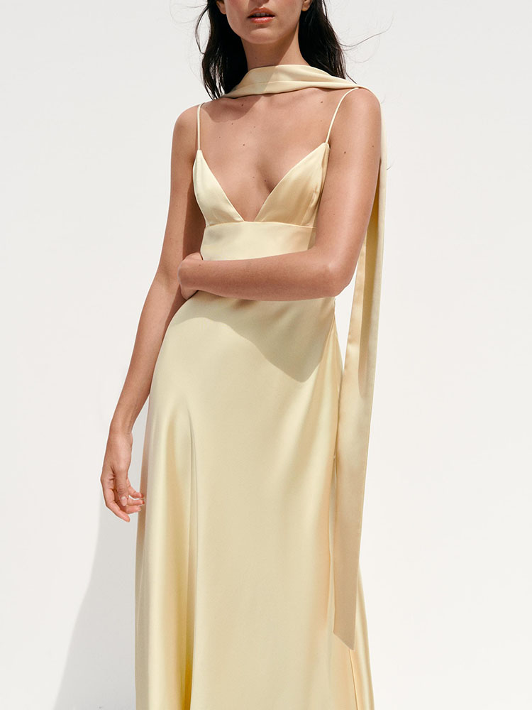 Yaz Yeni Moda Ince Ipek Saten  - Summer Evenings Clothing incelemesi ve fiyatı