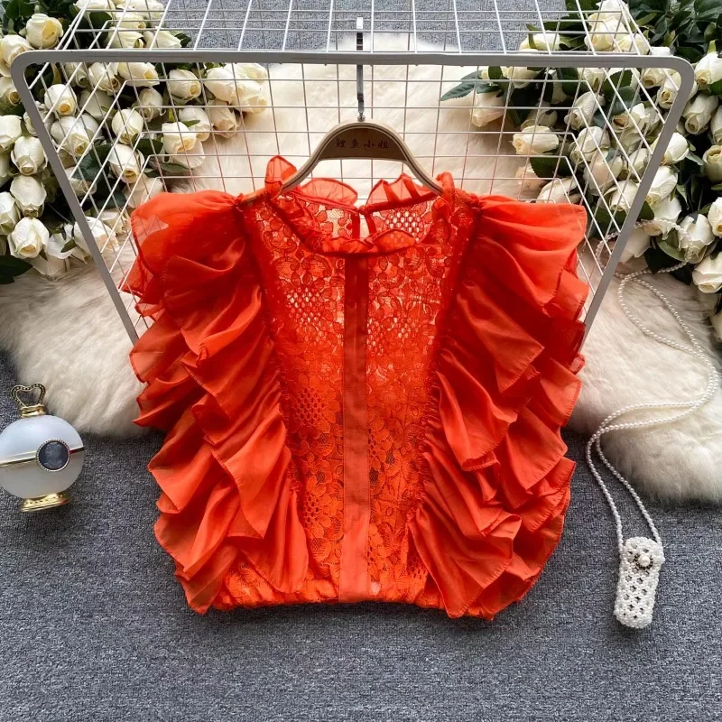 Vintage Zarif Dantel Petal Kol - Summer Clothing In French incelemesi ve fiyatı