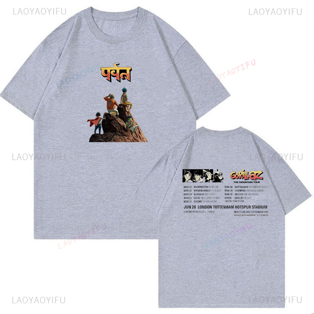 Unisex Pamuklu Tişört Gorillaz - Summer Clothing Uk incelemesi ve fiyatı