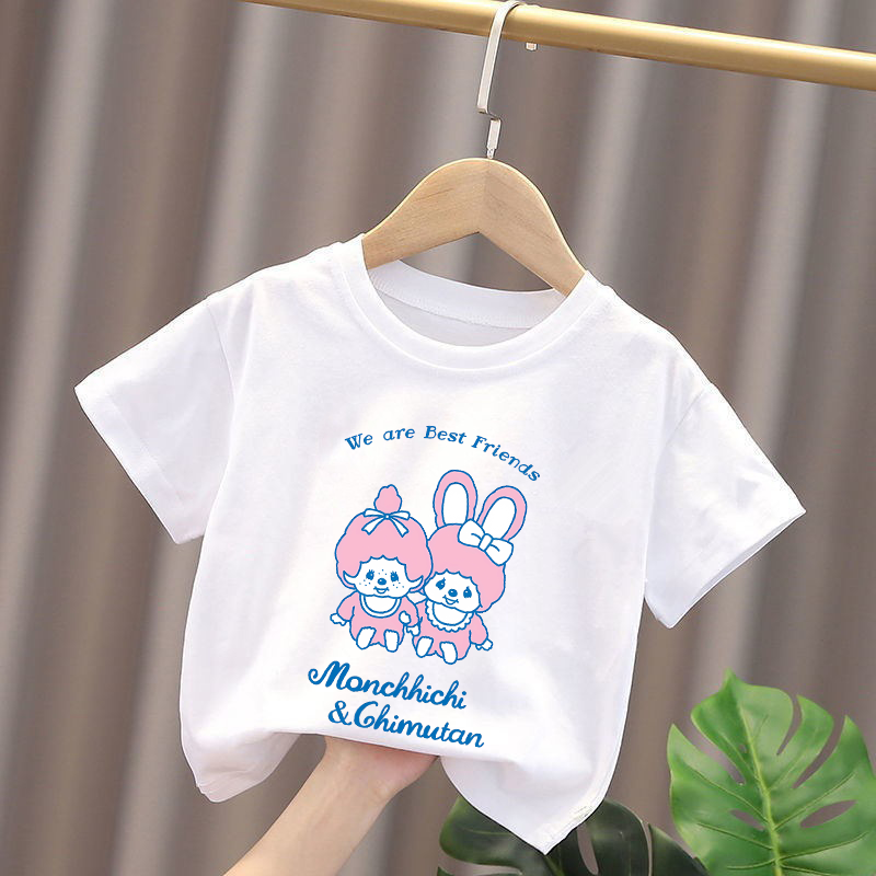 Monchhichi Çocuk T-shirt Anime - Summer Clothing Cartoon incelemesi ve fiyatı
