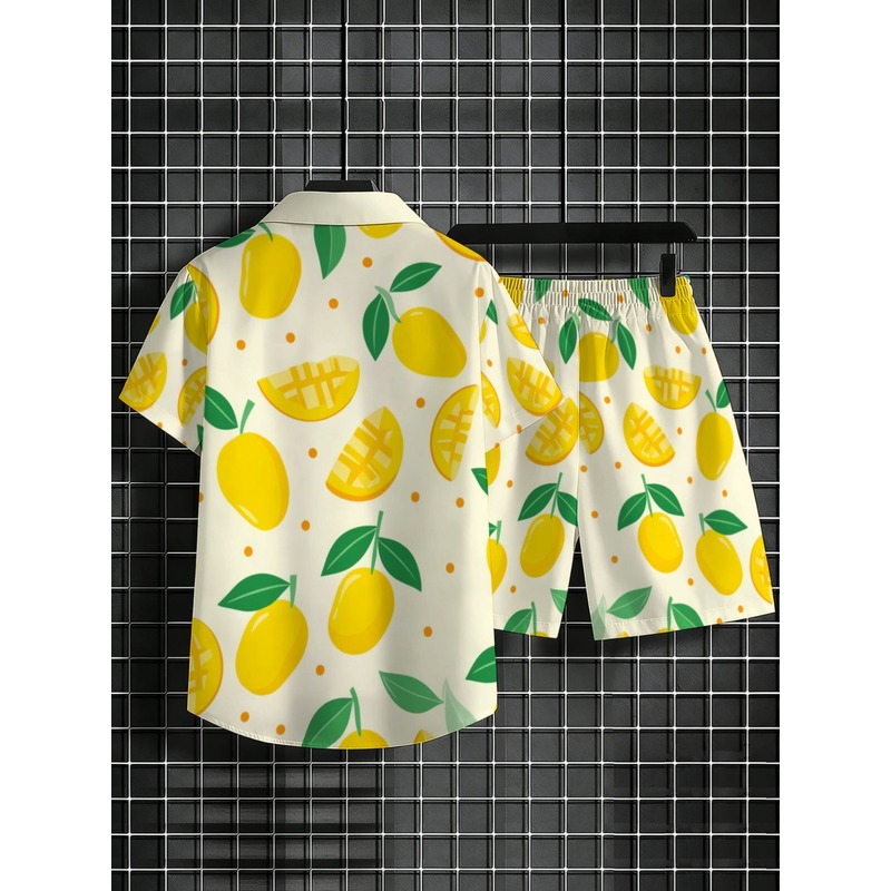 Erkek Keten Baskılı Kısa Kollu - Linen Shorts Men incelemesi ve fiyatı