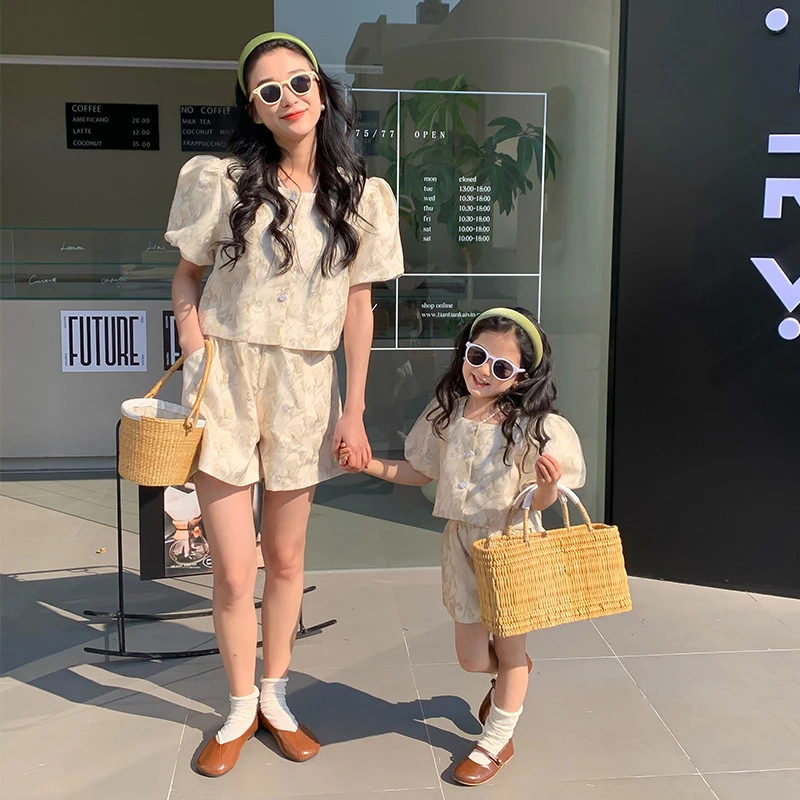 Anne ve kızı eşit setleri giys - Summer Clothing Baby Girl incelemesi ve fiyatı