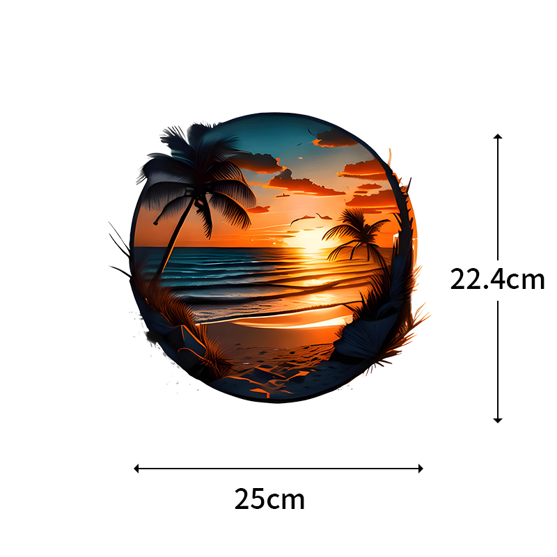 25CM yaz plaj ve gün batımı üt - Summer Clothing Pictures incelemesi ve fiyatı
