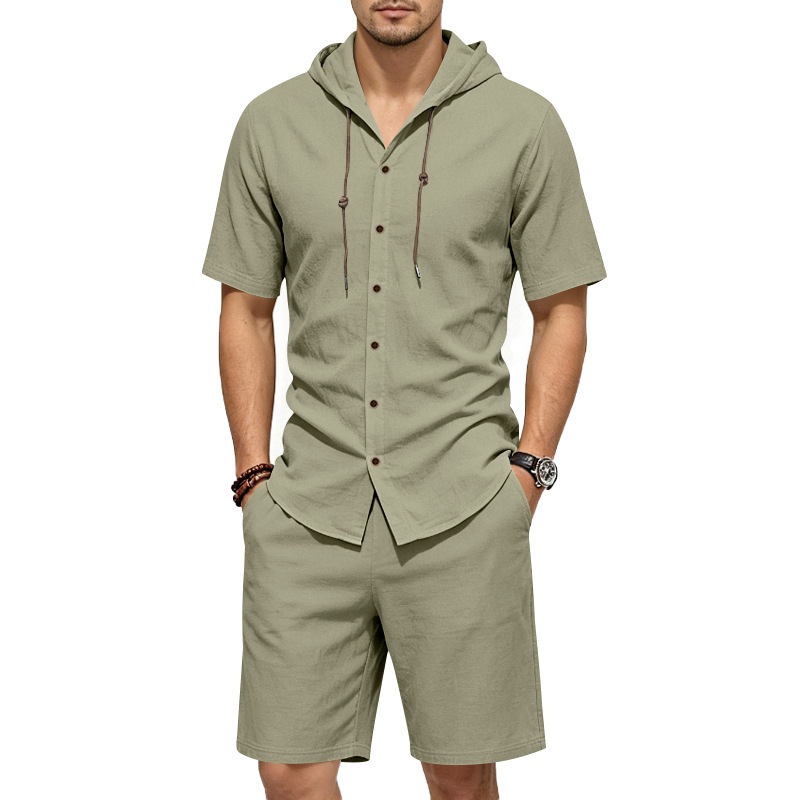 Erkek Yazlık Keten İki Parçalı - Linen Shorts Men incelemesi ve fiyatı