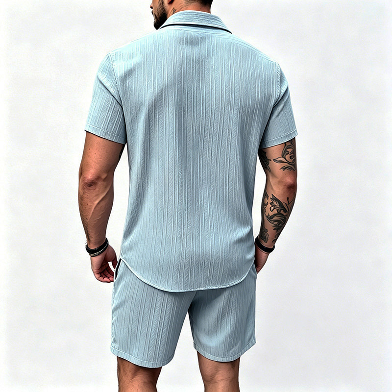 2026 Yeni Erkek Dikey Kırışık  - Summer Clothing Essentials incelemesi ve fiyatı