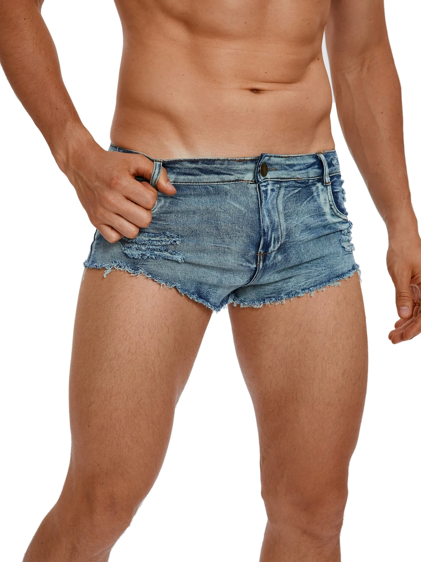 Erkek Düşük Bel Kot Şort Moda  - Vintage Summer Clothing Men incelemesi ve fiyatı