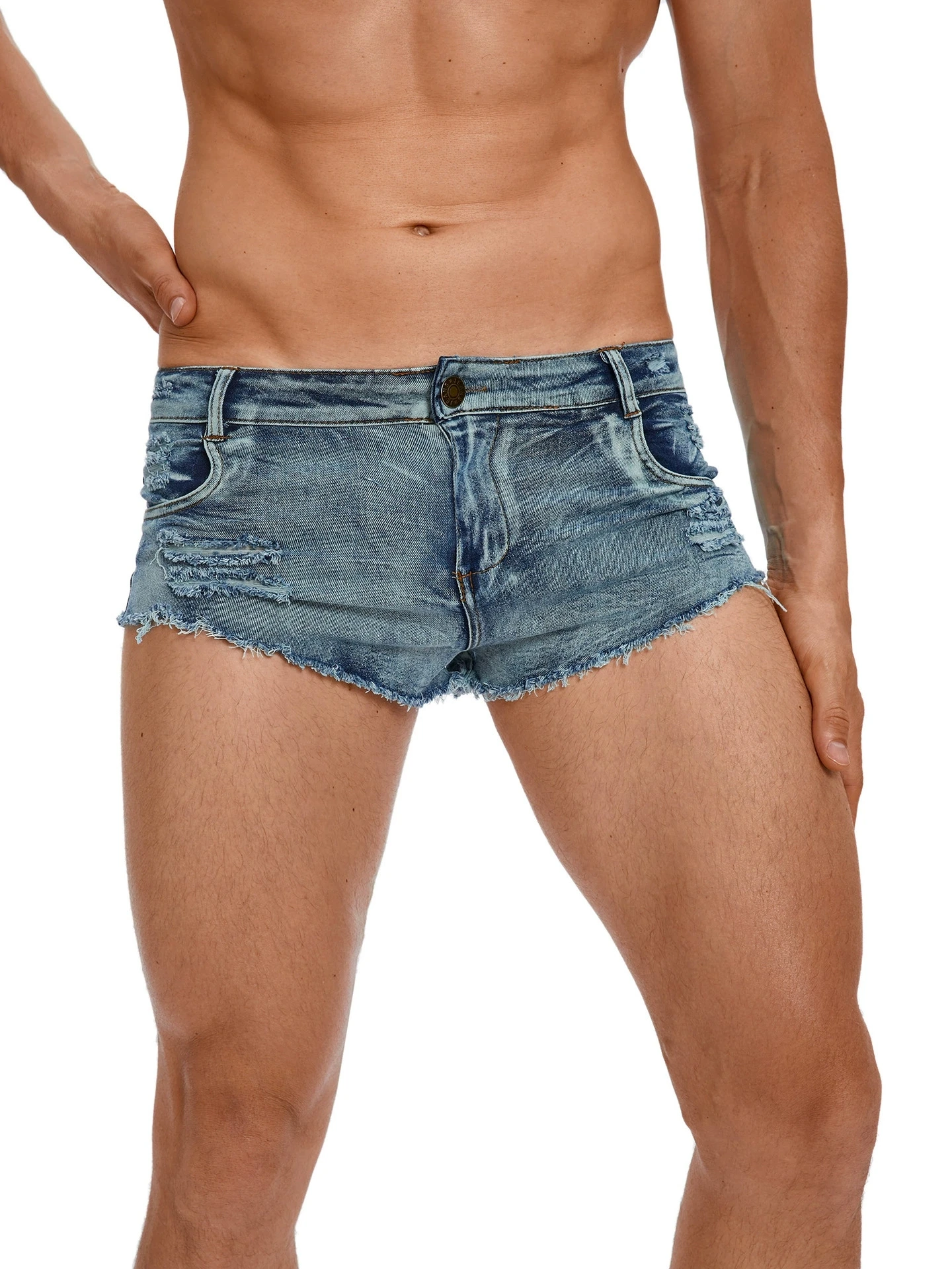 Erkek Düşük Bel Kot Şort Moda  - Vintage Summer Clothing Men incelemesi ve fiyatı